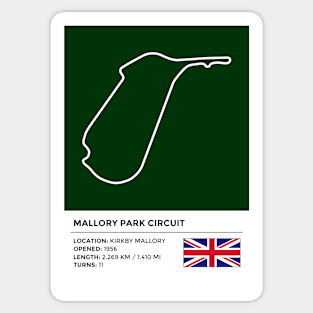 Mallory Park Circuit [info] Sticker